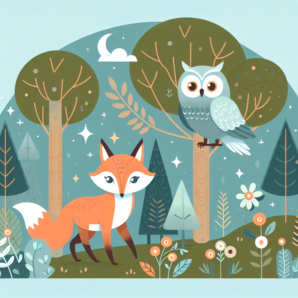 Friendly Fable Forest Painting Diamond Kit