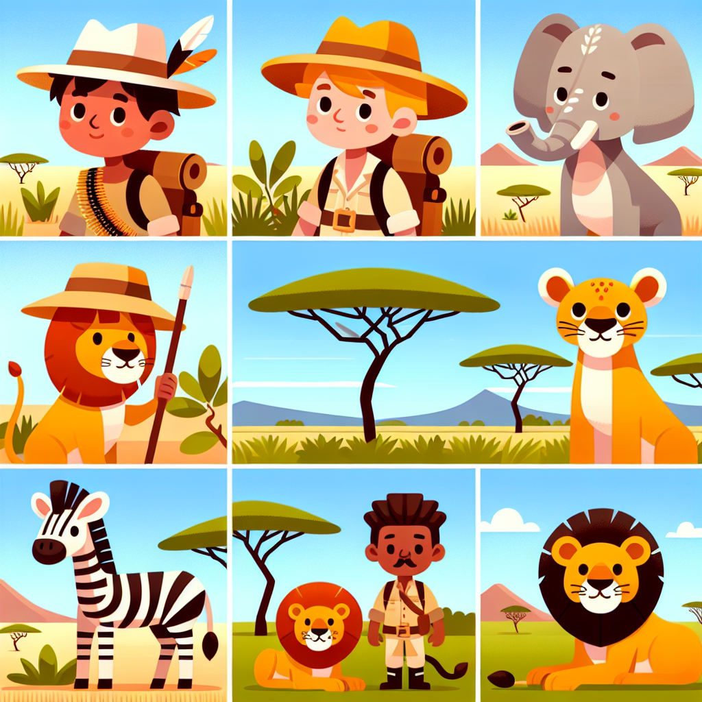 Brave Adventure In The Savannah Paint By Diamonds Kits