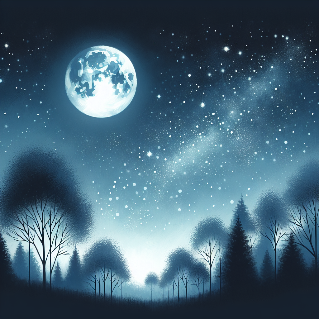 Moonlit Night Symphony Diamond Painting