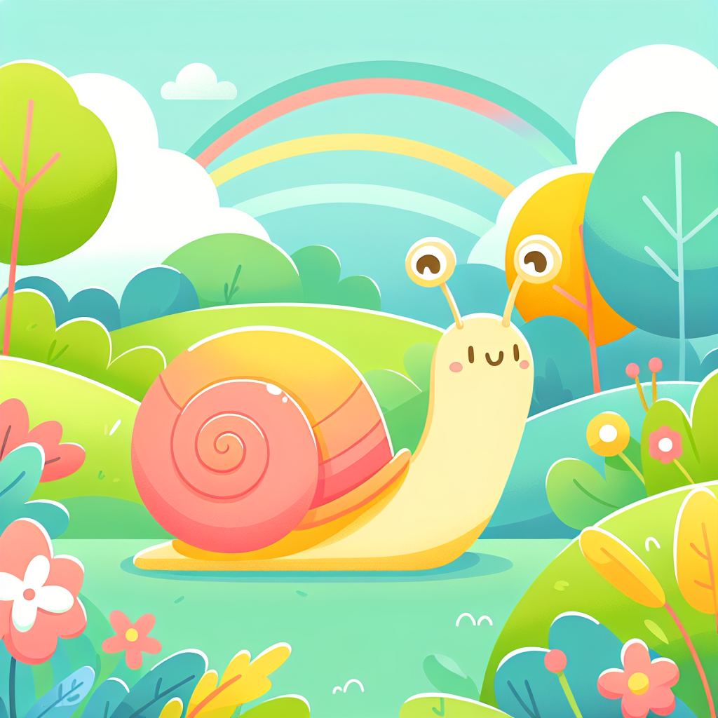 Sunny Snail's Garden Stroll Diamond Painting