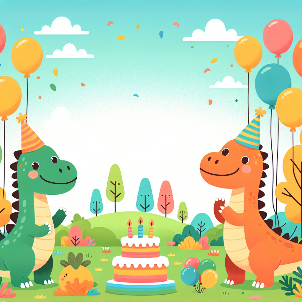 Cute Dinosaur Party Diamond Painting