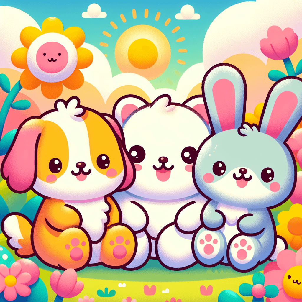 Cute And Cuddly Pals Paint By Diamonds Art