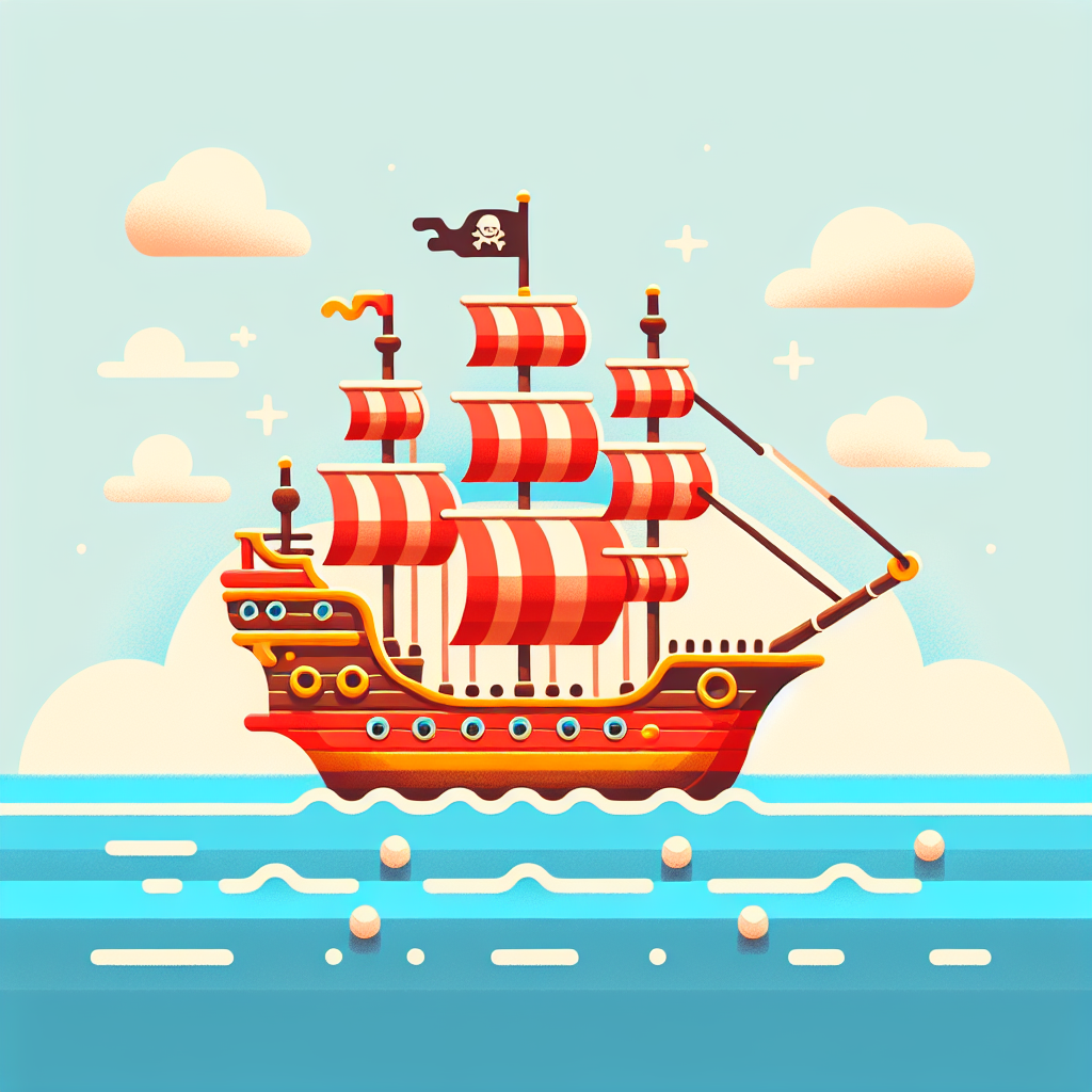 Ocean Voyage Pirate Ship Paint By Diamonds Art