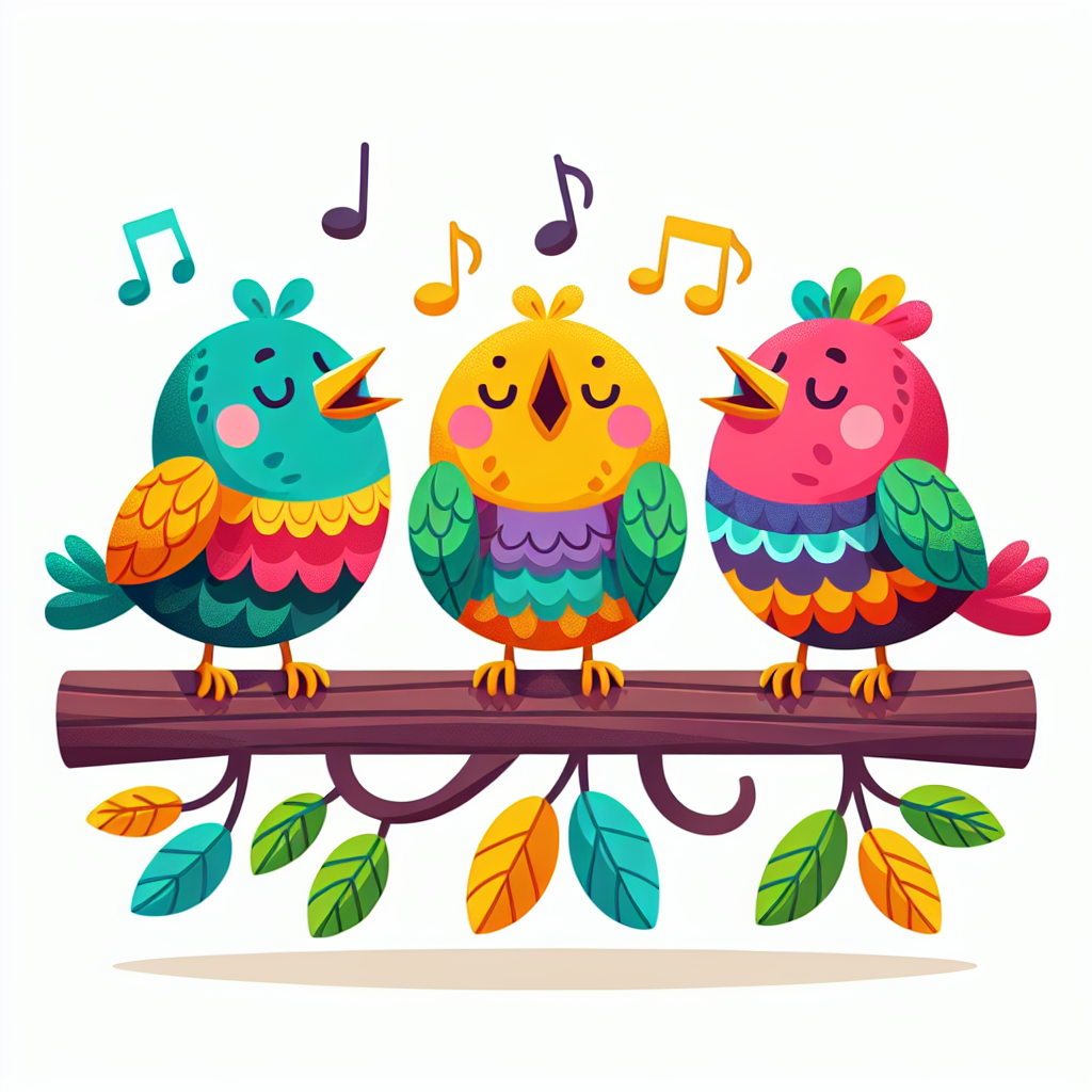 Singing Birdies Paint By Diamonds Kits