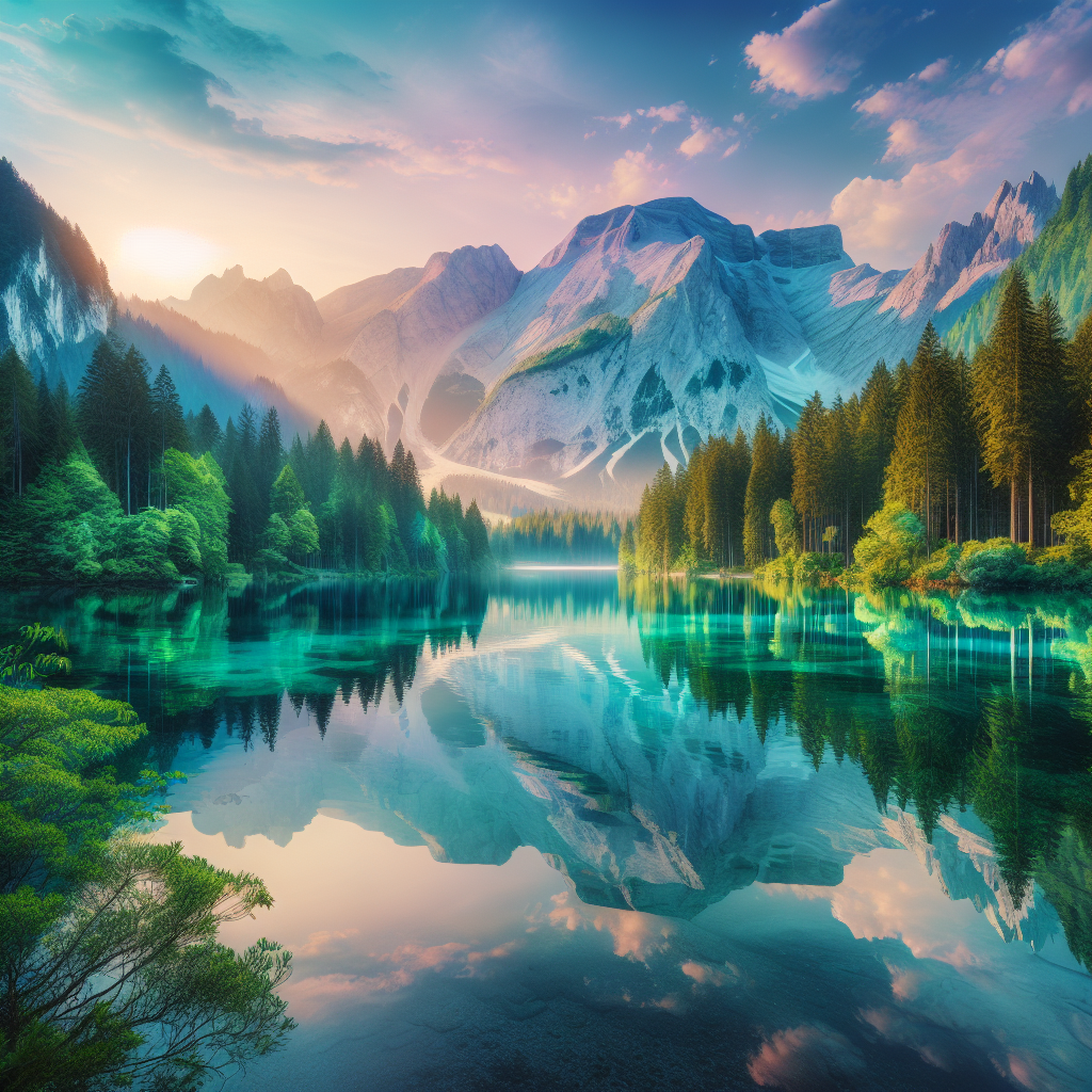Calm Serenity By The Lake Diamonded Painting Kits