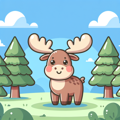 Merry Moose Meadows Paint By Diamonds