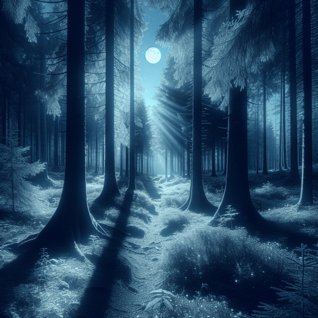 Mystical Moonlit Glade Paint By Color
