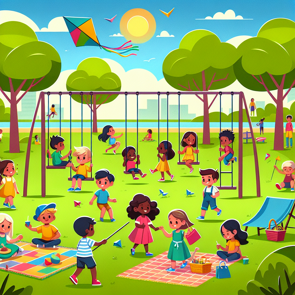 Sunny Days At The Park Diamonded Painting Kits