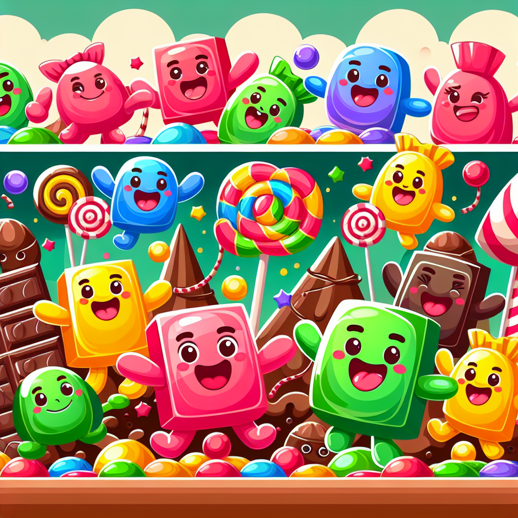 Colorful Candy Kingdom Paint By Diamond