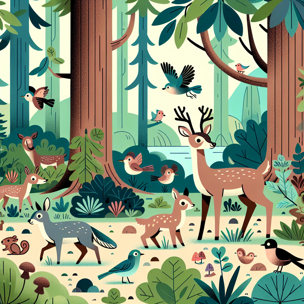 Harmony In The Forest Painting By Diamonds Kit