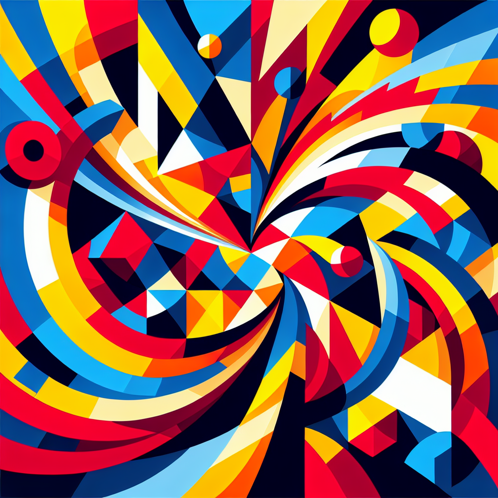 Modern Abstract Symphony Painting Diamond Kit