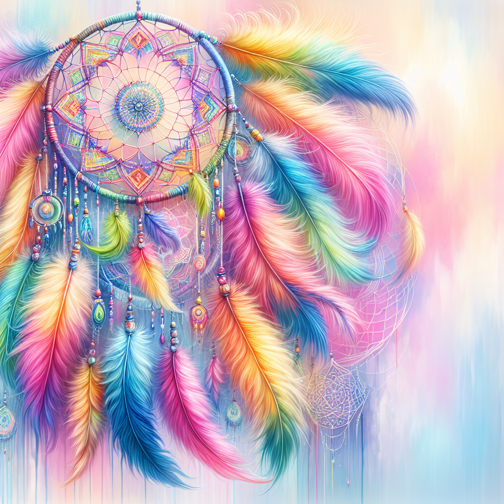 Whimsical Dream Catcher Paint By Color