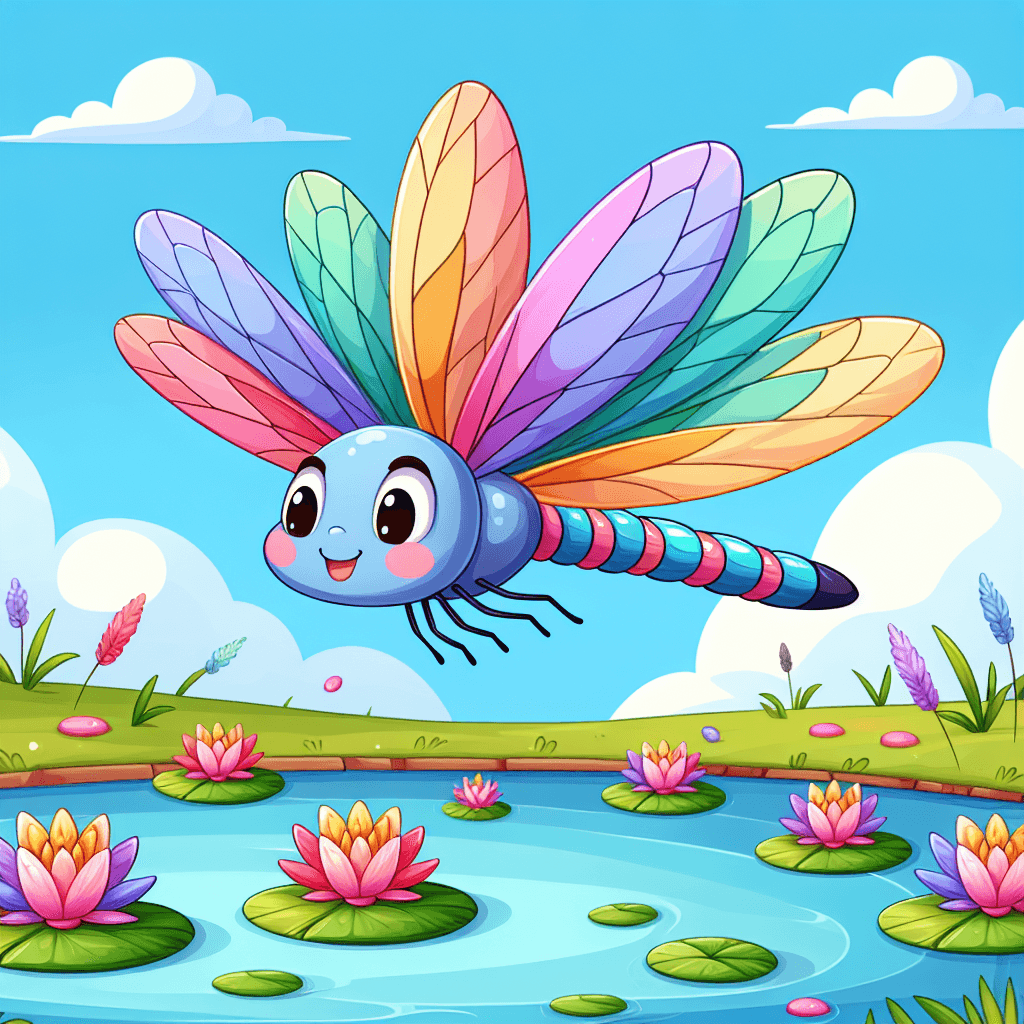 Gentle Breeze Dragonfly Paint By Diamonds