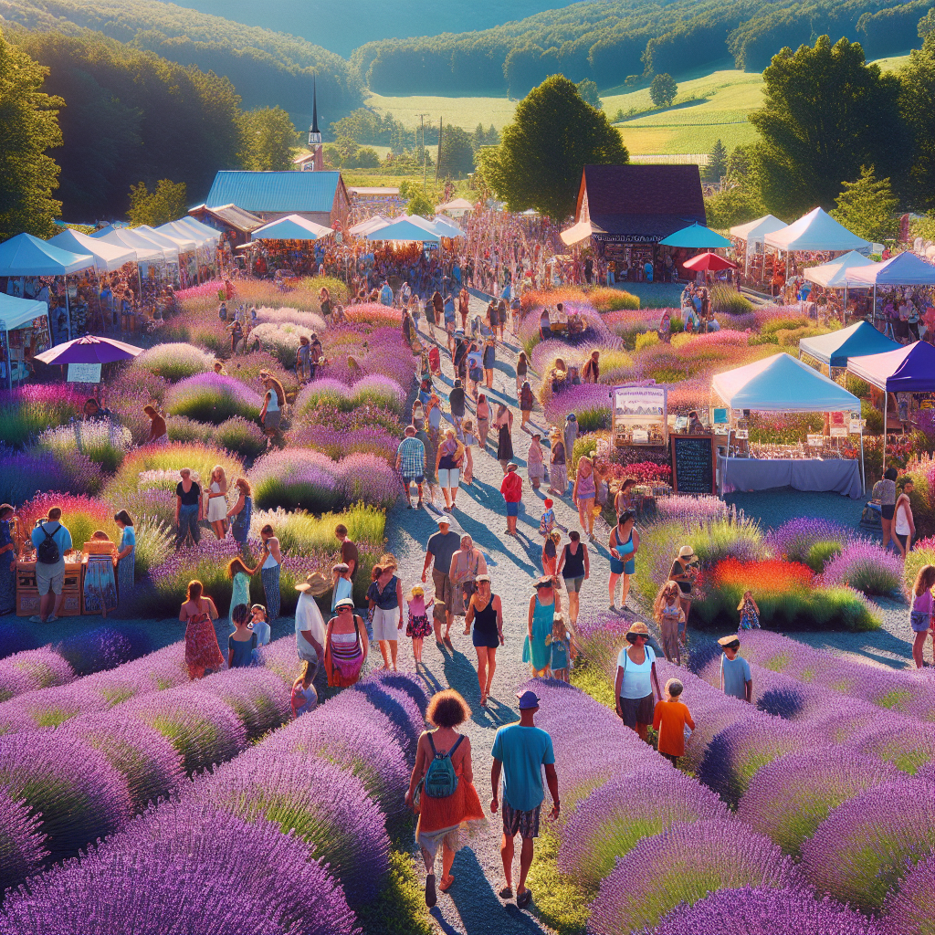 Upstate New York Lavender Festival Paint By Diamond