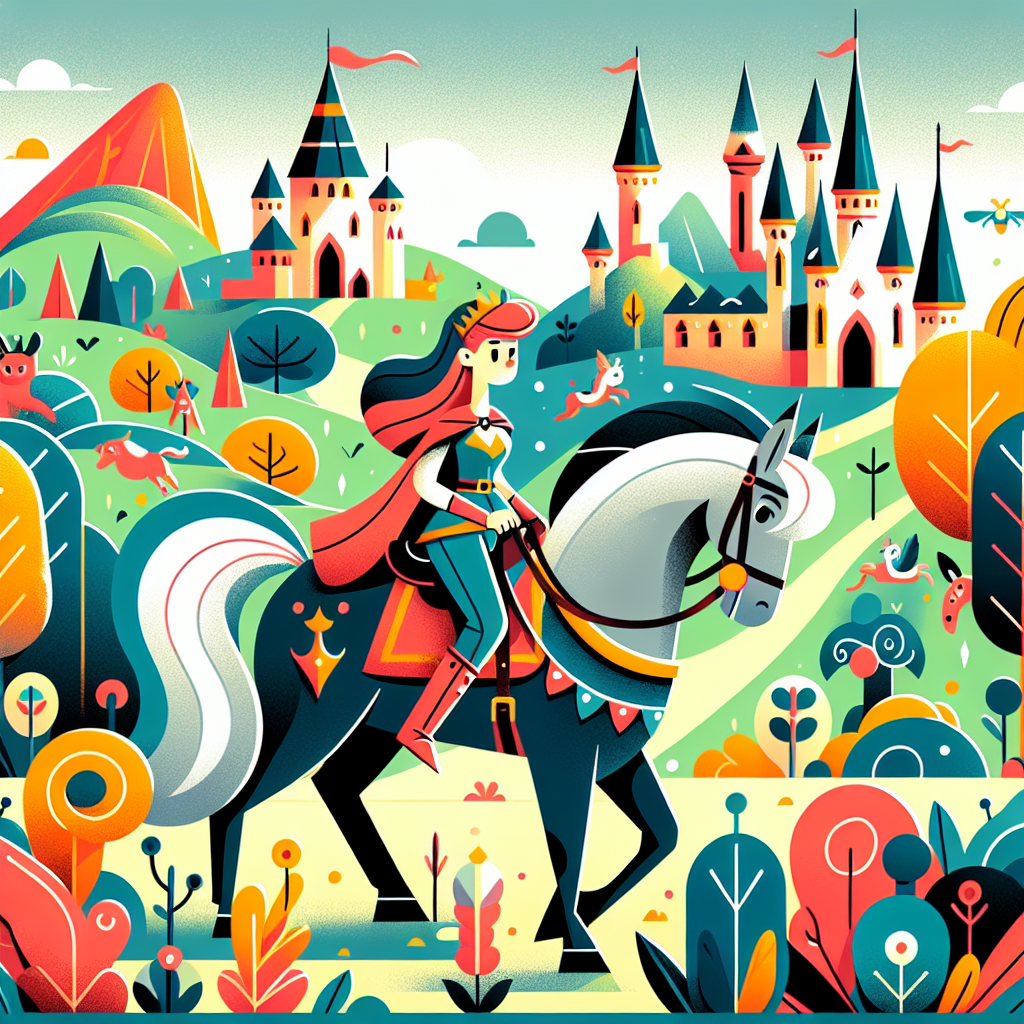 Knight's Fairytale Adventure Painting Diamond Kit