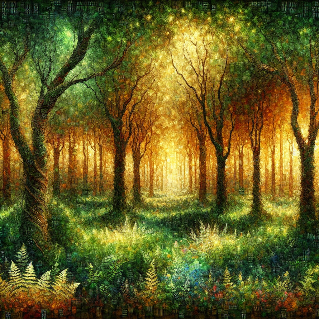 Mystic Forest Tapestry Paint By Diamonds