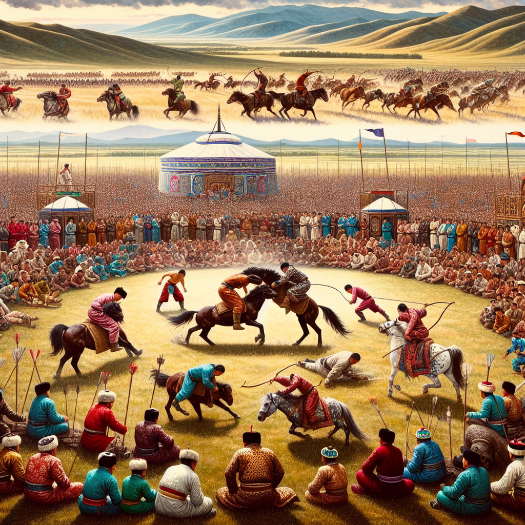 Naadam Festival - Ulaanbaatar, Mongolia Diamond Painting