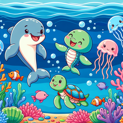 Undersea Adventures Paint By Color