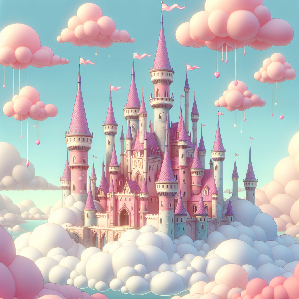 Dreamy Cloud Castle Paint By Diamond