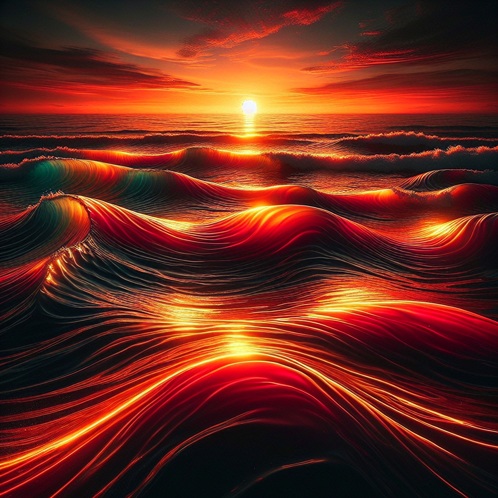 Oceanic Sunset Tranquility Paint By Diamonds