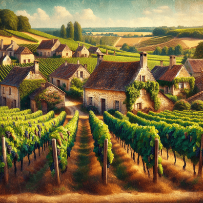 Romantic French Vineyard Paint By Diamonds