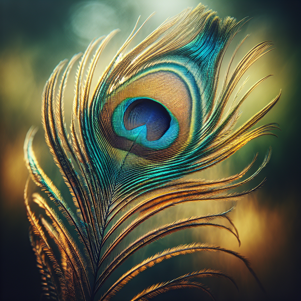 Exquisite Peacock Feather Painting By Diamonds Kit