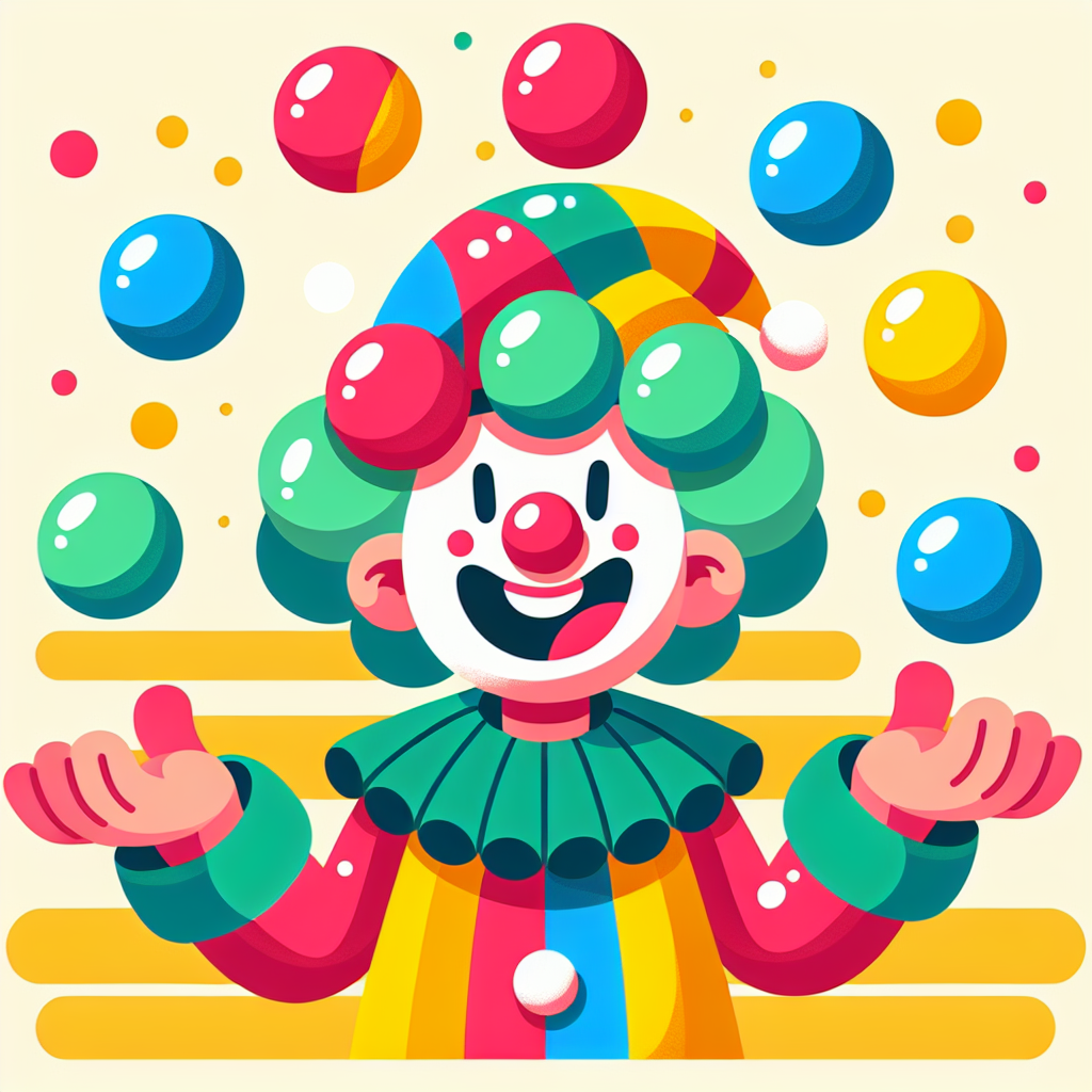 Silly Circus Clown DIY Paint By Diamonds