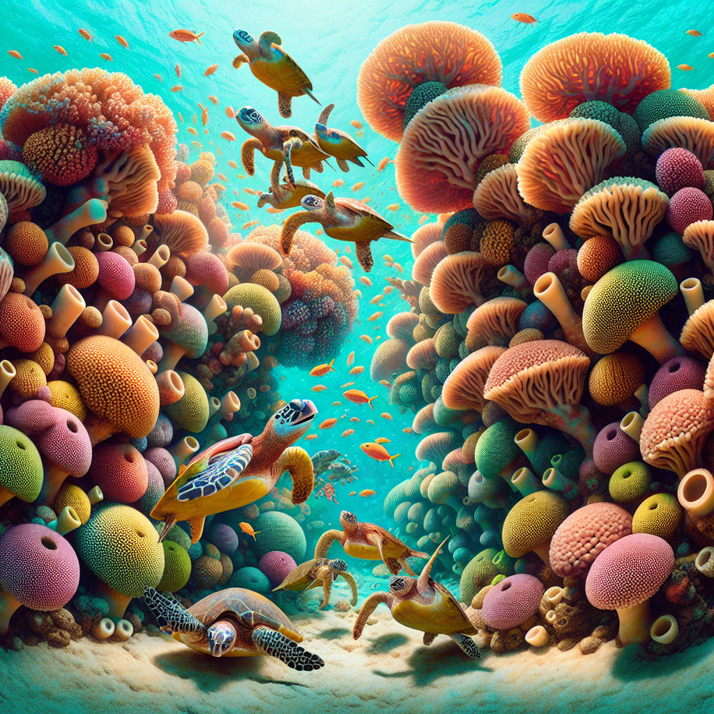 Happy Ocean Turtles Paint By Diamonds Art