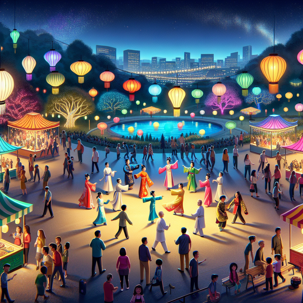 Lantern Festival - New Zealand Paint By Diamonds Kits