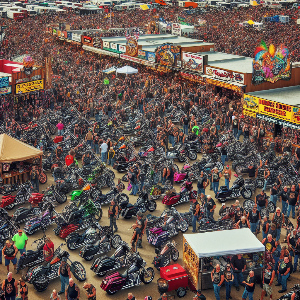 Harley Davidson Rally - Sturgis Paint By Color