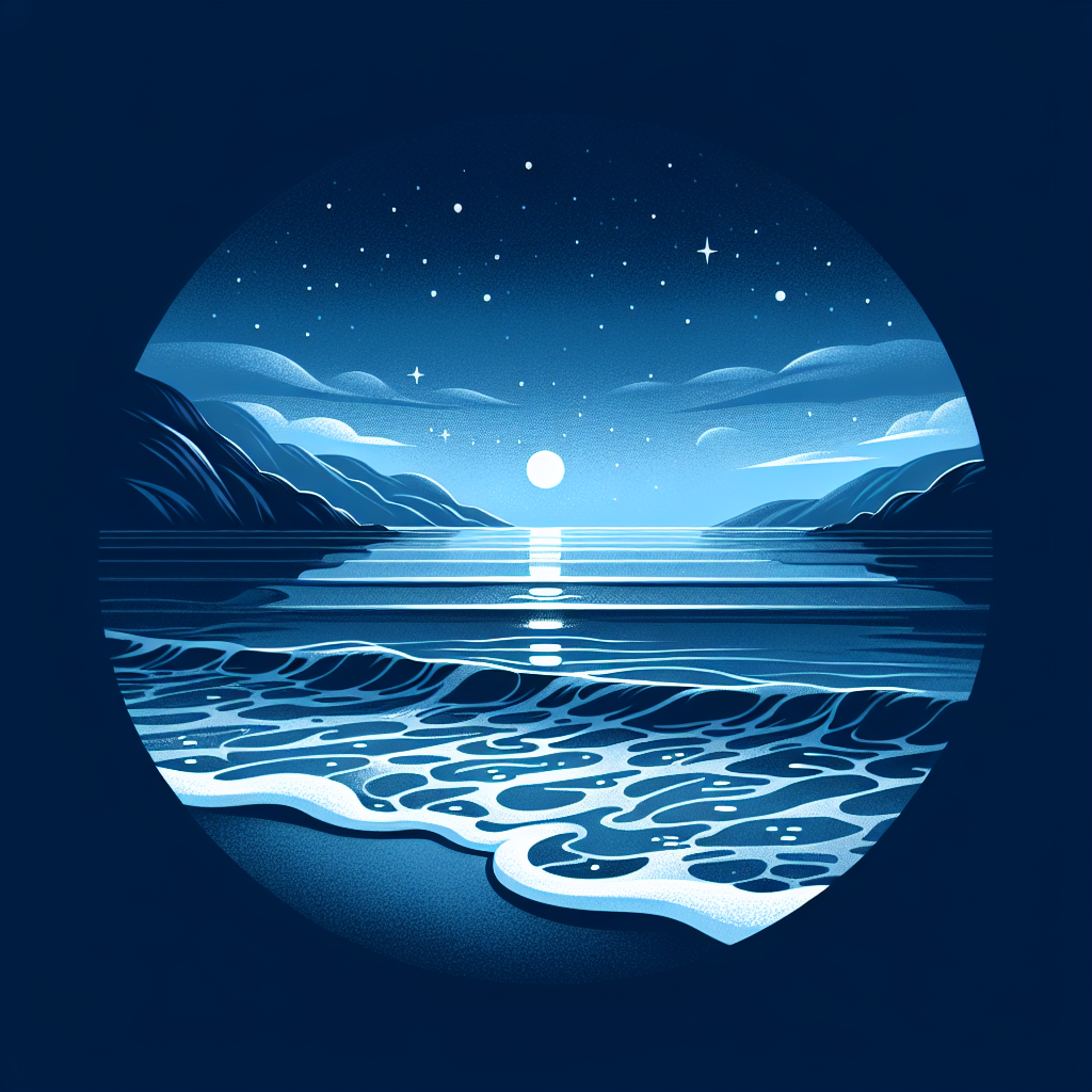 Midnight Seaside Serenity Painting By Diamonds Kit