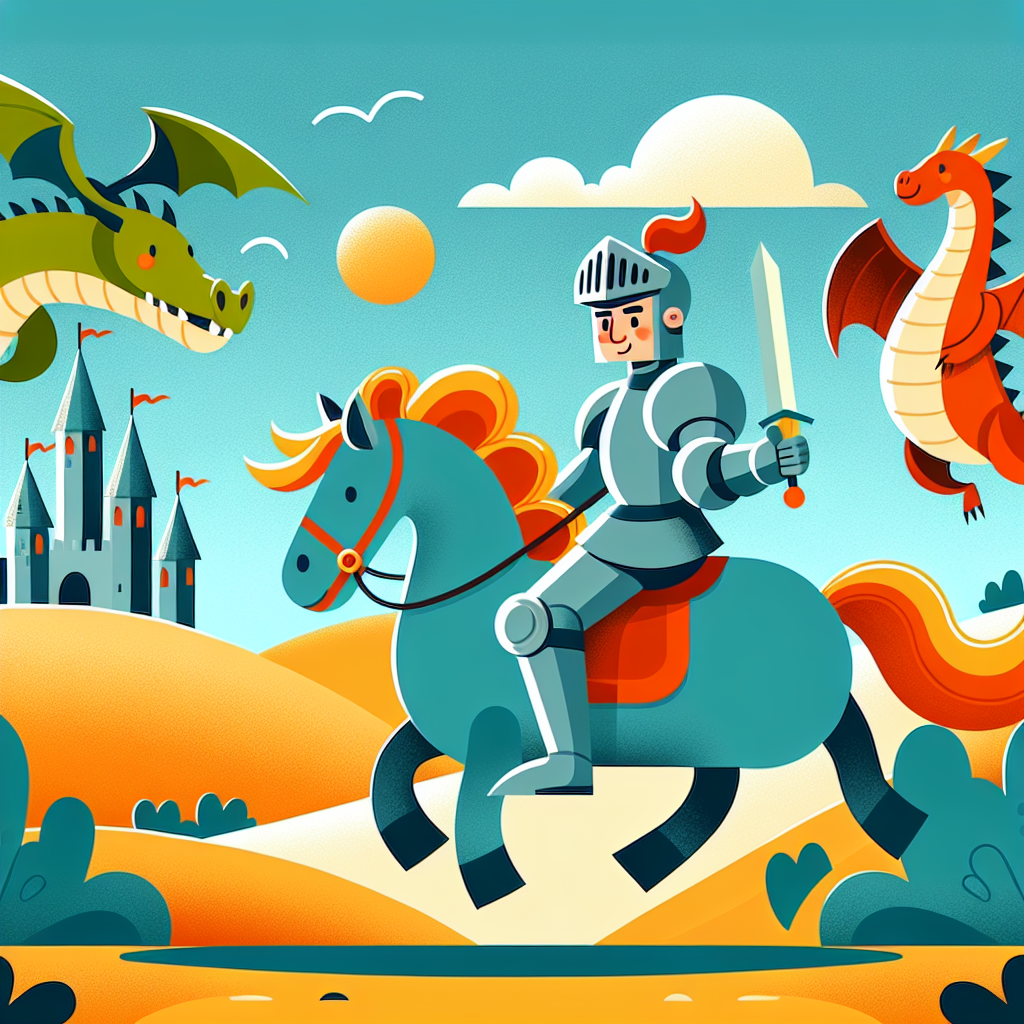 Brave Knight's Dragon Quest Diamonded Painting Kits