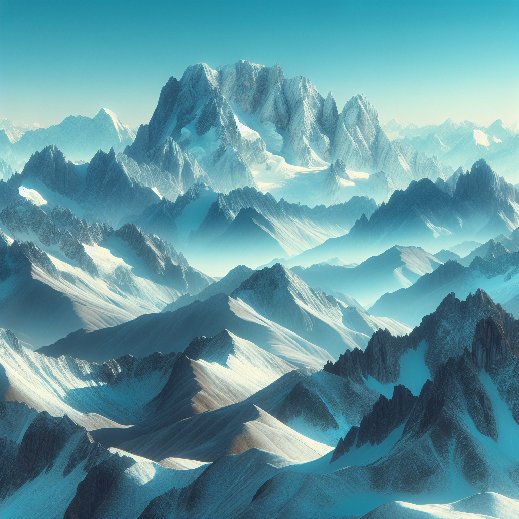 Elegant Snowy Peaks DIY Paint By Diamonds