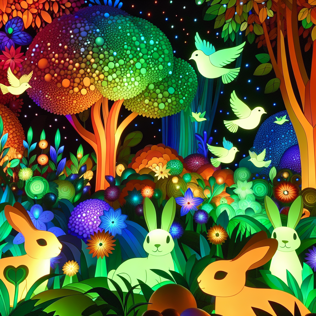 Whimsical Forest Delight Painting By Diamonds Kit