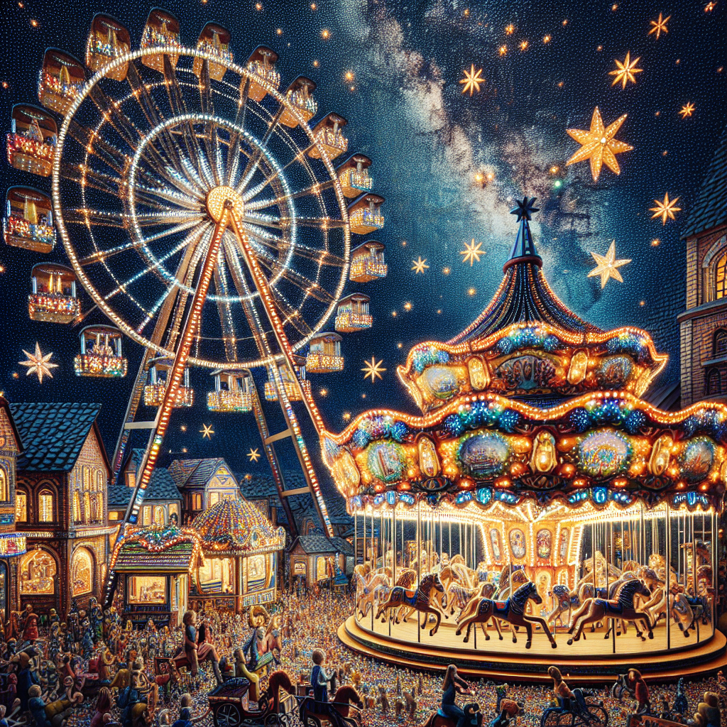 Nostalgic Carnival Night Painting By Diamonds Kit