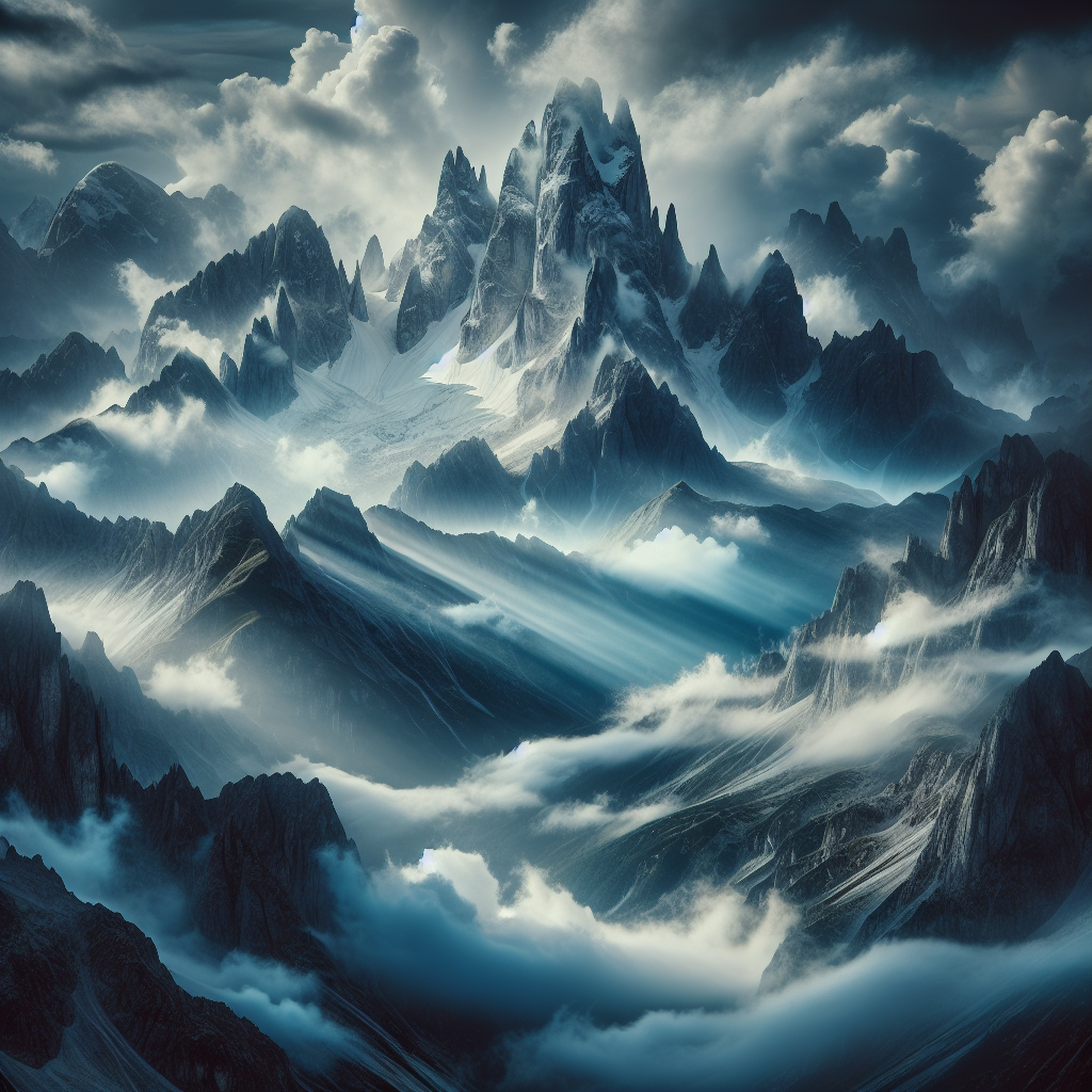 Mystical Mountain Landscape Paint By Diamonds Kits