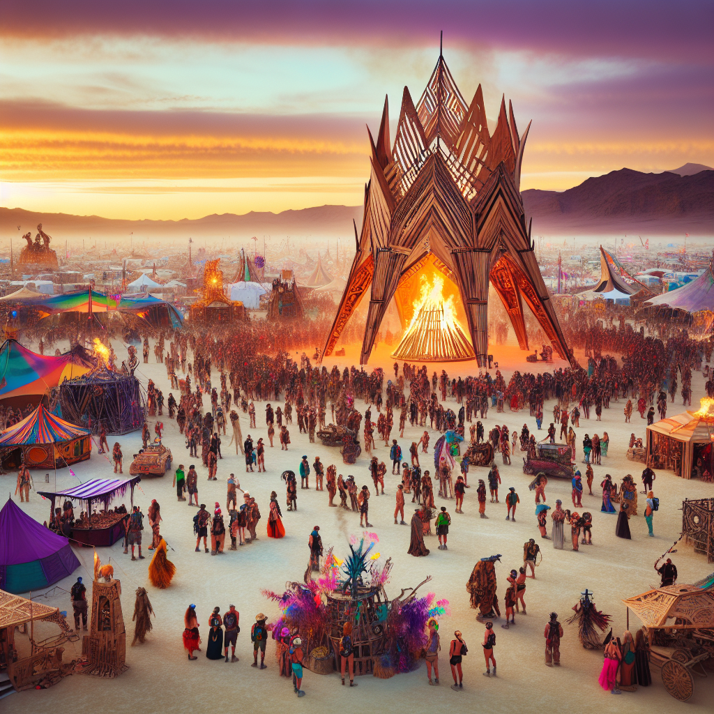 The Burning Man DIY Paint By Diamonds