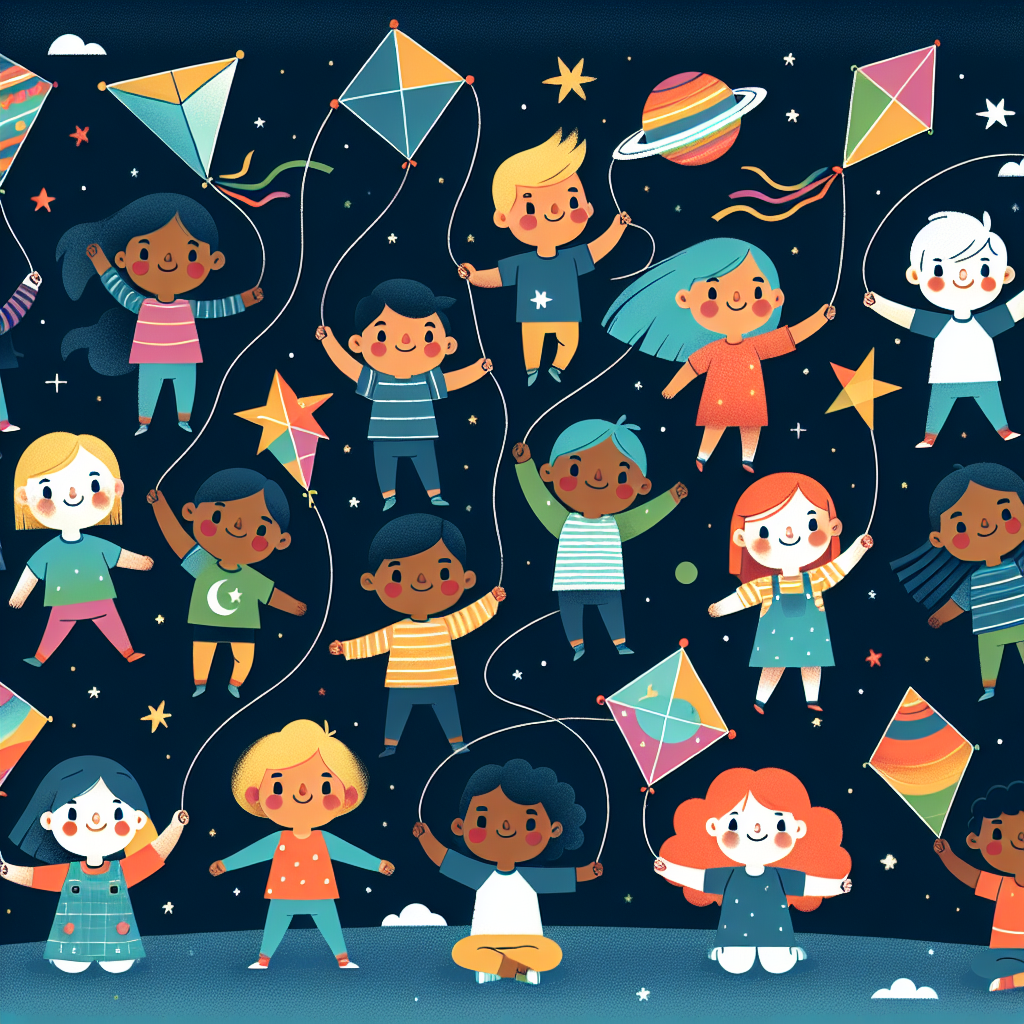 Cosmic Kite Flyers Paint By Diamond