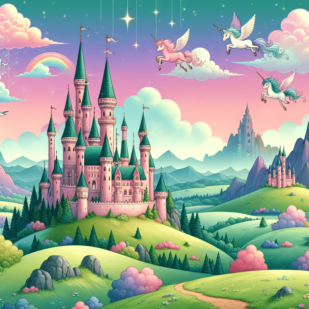 Fairy Tale Kingdom Dreams Painting Diamond Kit
