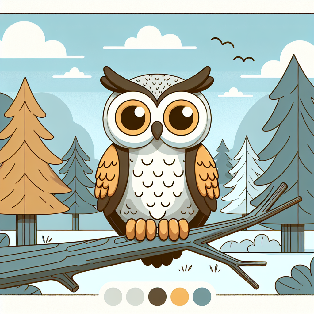 Clever Little Owl’s Forest Paint By Diamonds Art