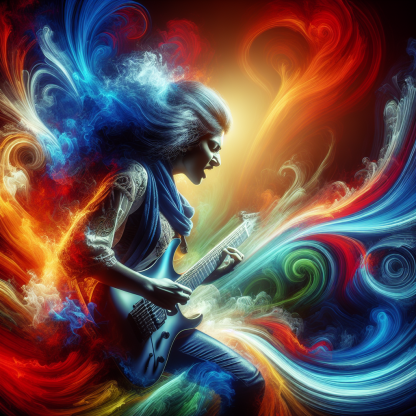 Dynamic Guitarist Paint By Diamonds Art