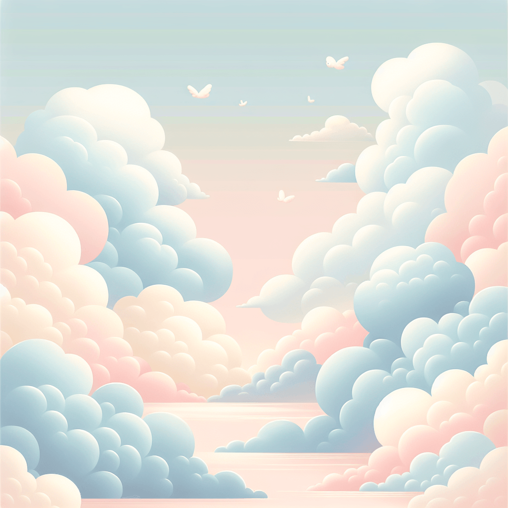 Dreamy Cloud Landscape Paint By Color