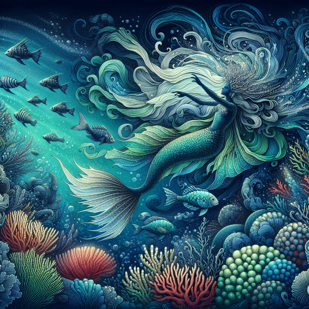 Oceanic Fantasy Mermaid Diamond Painting