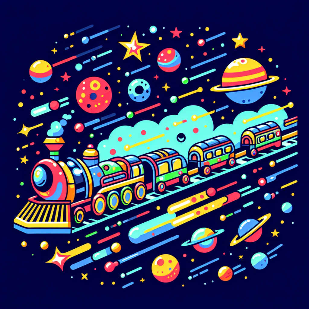 Galaxy Train Express Painting Diamond Kit