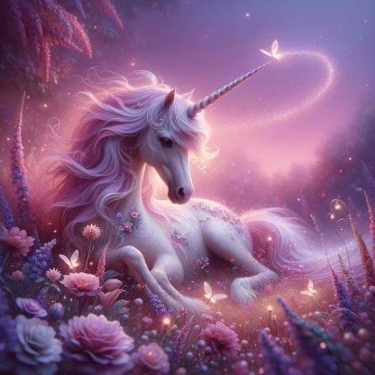 Mystical Unicorn Enchantment Paint By Diamonds Kits