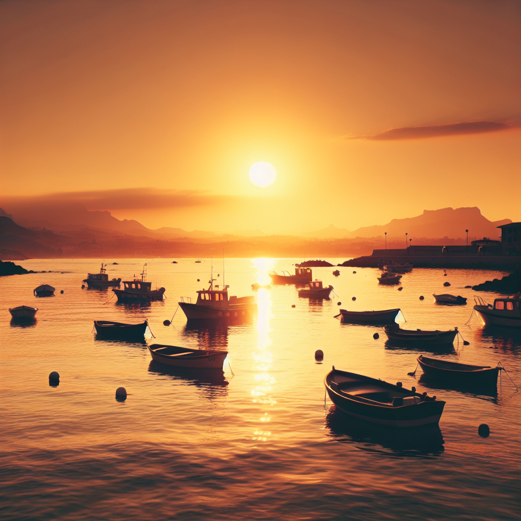 Harbor At Sunset Paint By Diamonds Kits