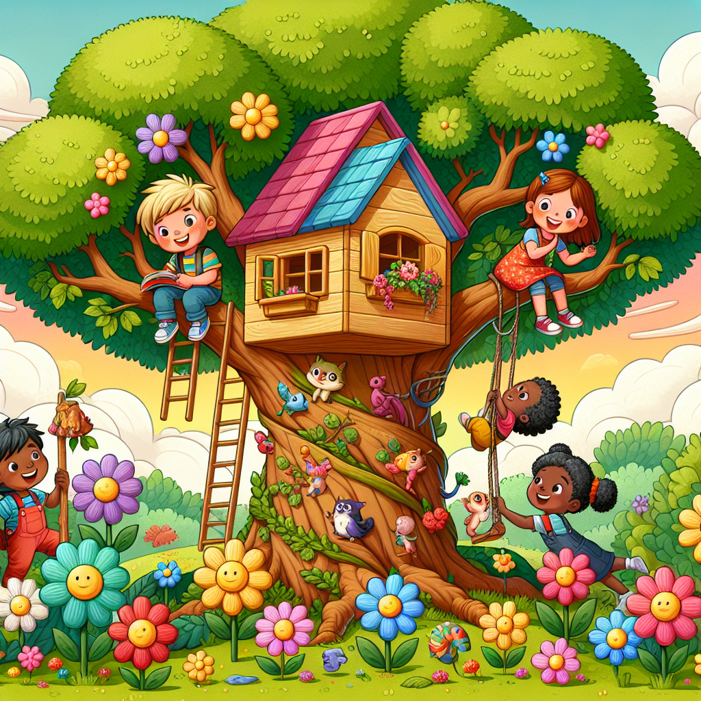 Magical Treehouse Exploration Painting By Diamonds Kit