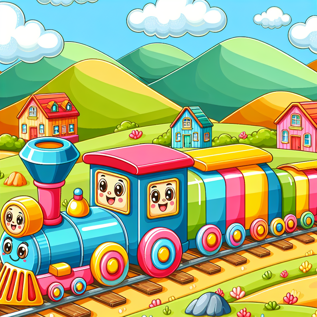 Miniature Toy Train Journey Diamonded Painting Kits