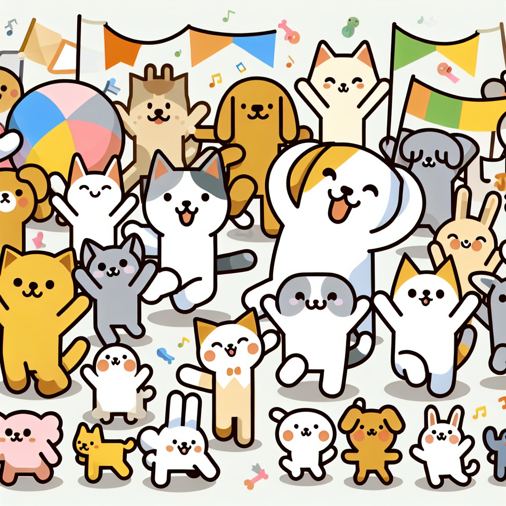 Pet Parade Spectacle Painting Diamond Kit