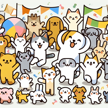 Pet Parade Spectacle Painting Diamond Kit
